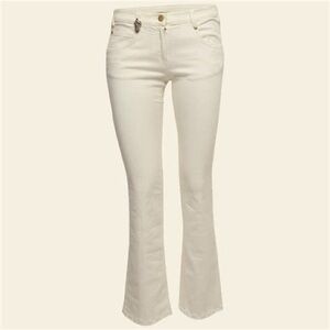 NWOT - Roberto Cavalli - Low Rise, Straight Leg Denim Jeans | Size: EUR 42/US 6